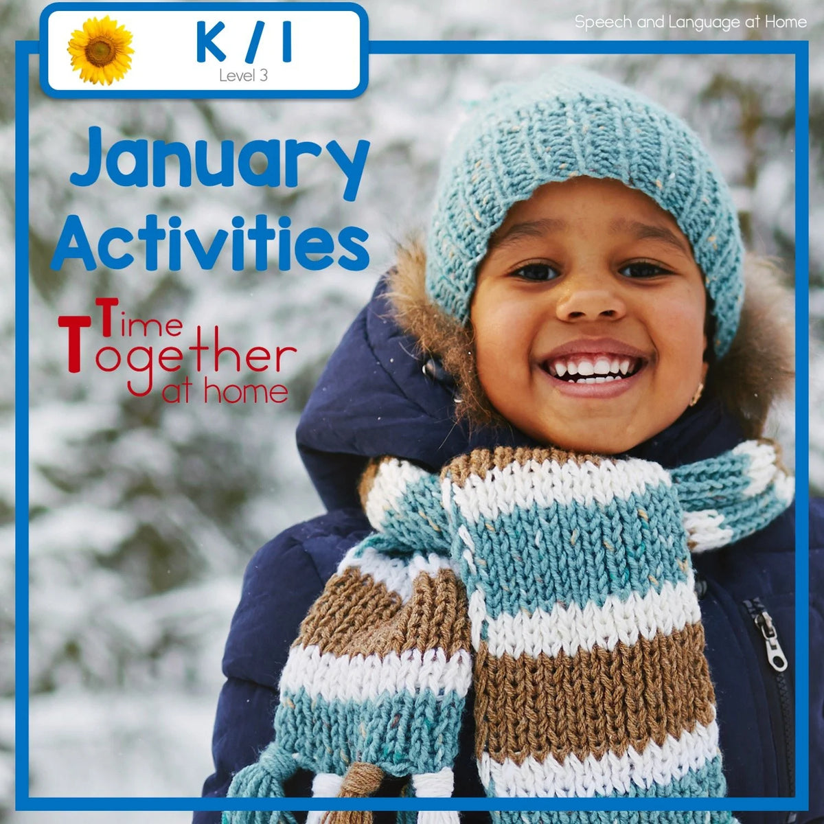January Kindergarten Speech Activities You Can Do At Home