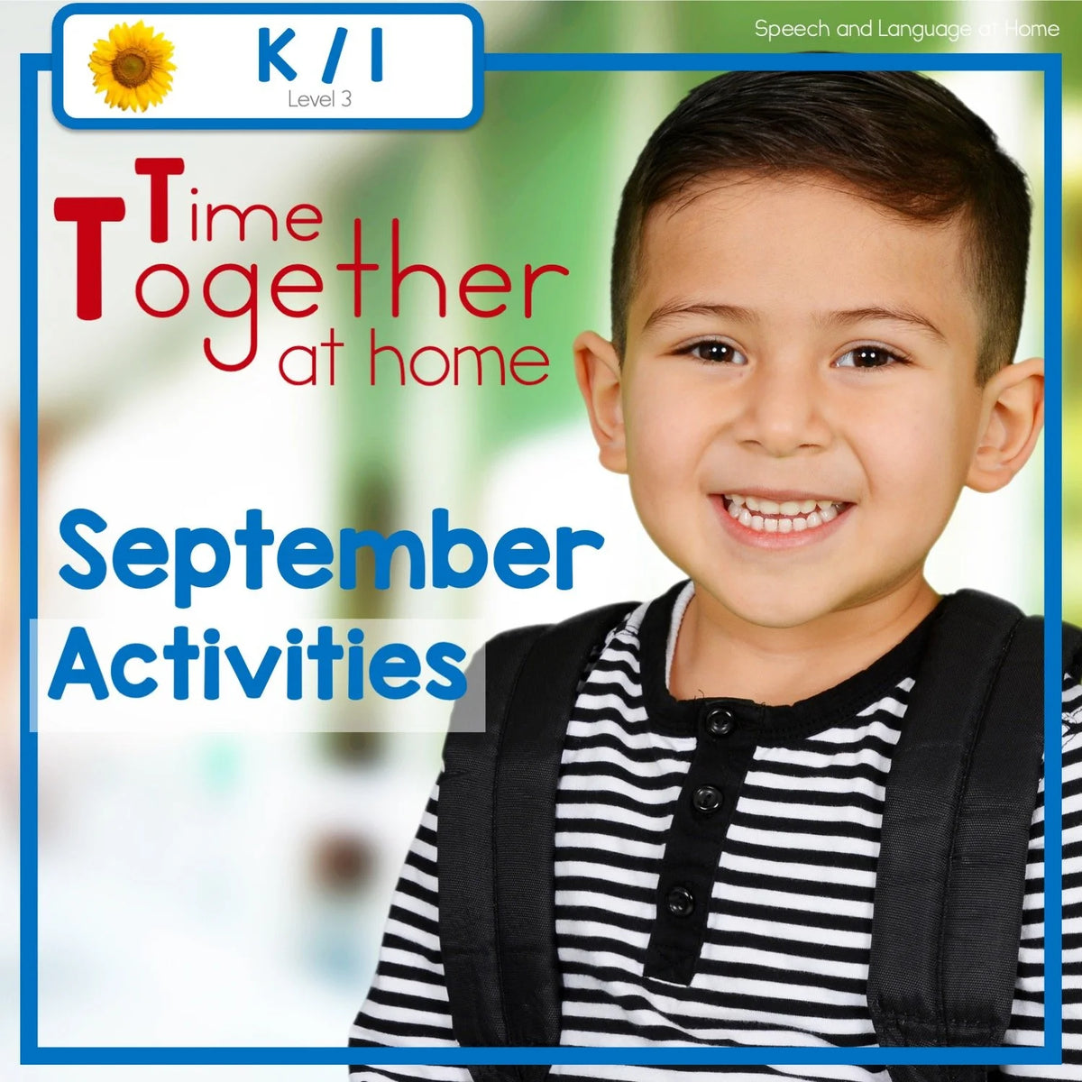 September Kindergarten Speech Activities You Can Do At Home