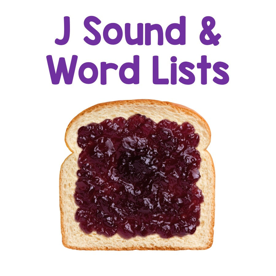J Word List and Activities for Speech Therapy