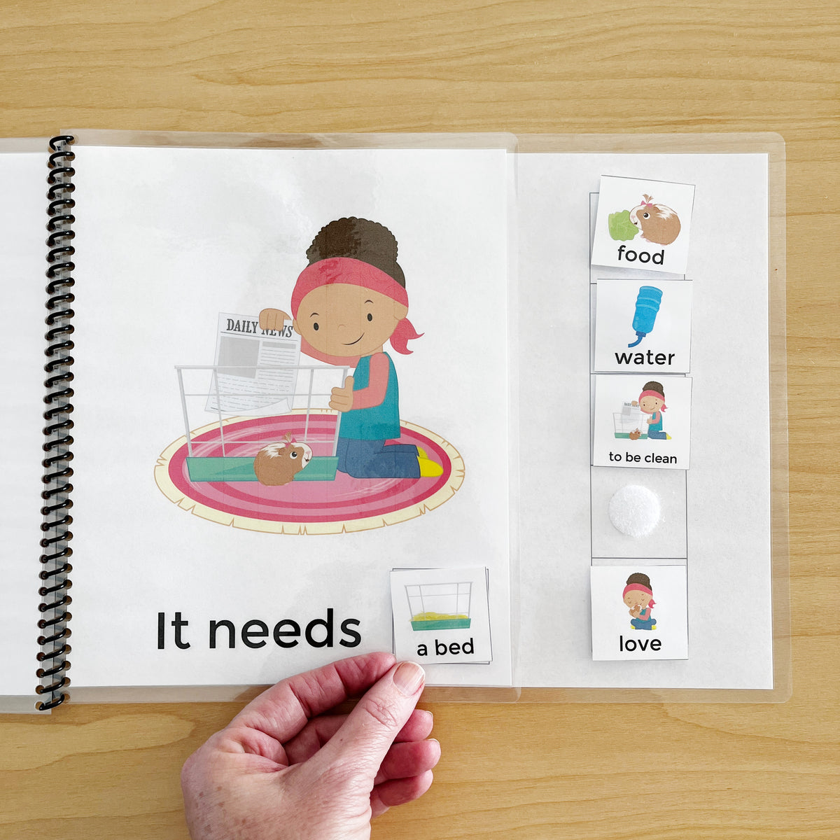 What A Pet Needs Interactive Book