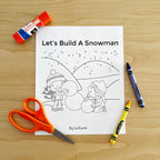 Let's Build A Snowman Interactive Book