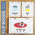 Expanding Utterances Adjectives and Prepositions Flip Books