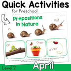 April Preschool Activities