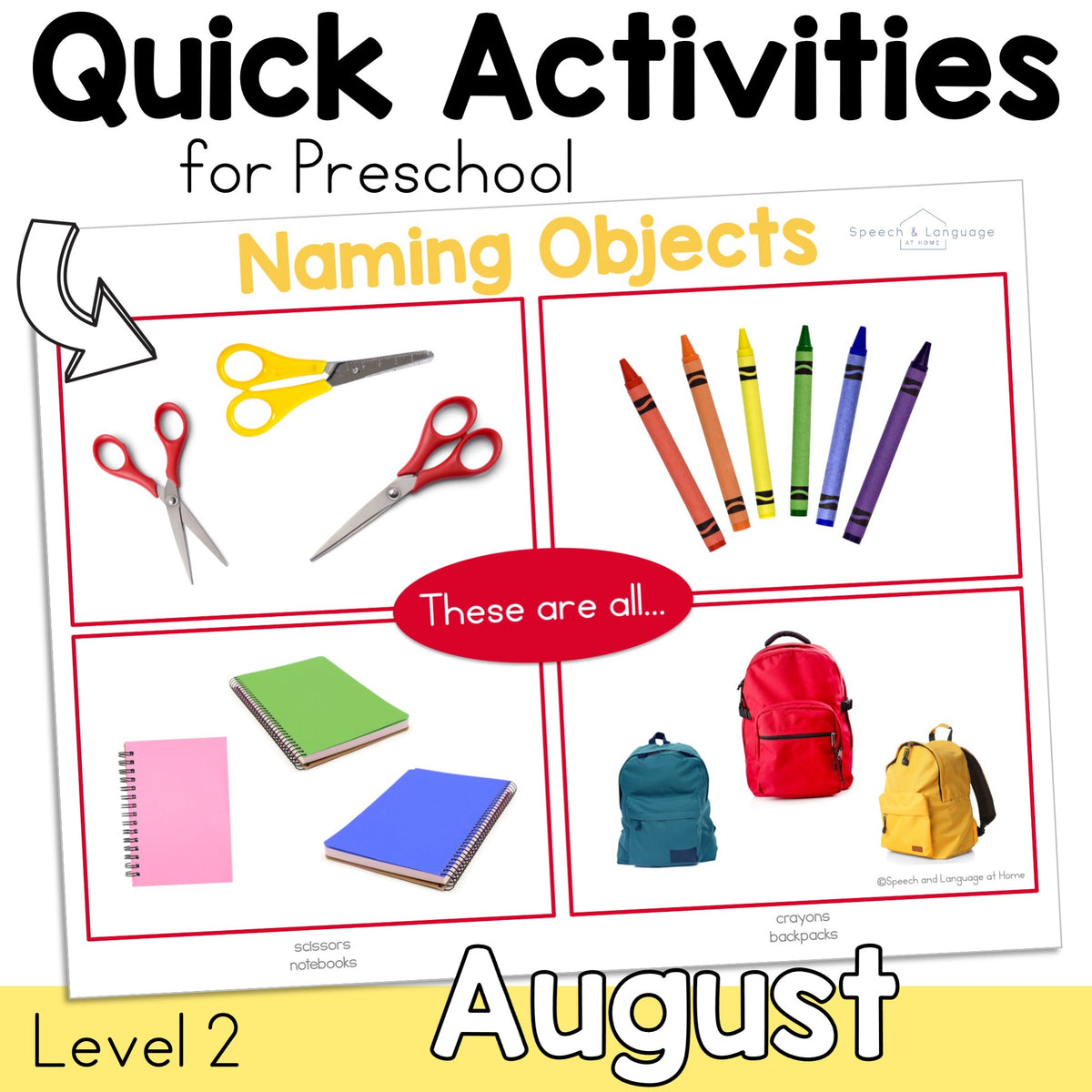August Preschool Activities