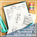 Early Intervention Notebook First Word Bundle