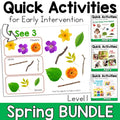 Spring Early Intervention Speech Therapy Activities