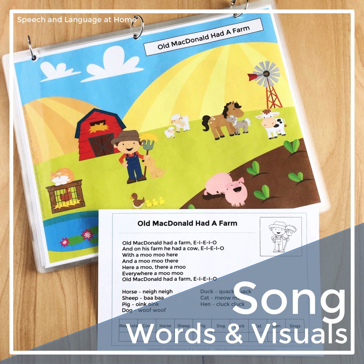 Early Song Visuals and Rubrics Parent Handouts