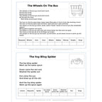 Early Song Visuals and Rubrics Parent Handouts