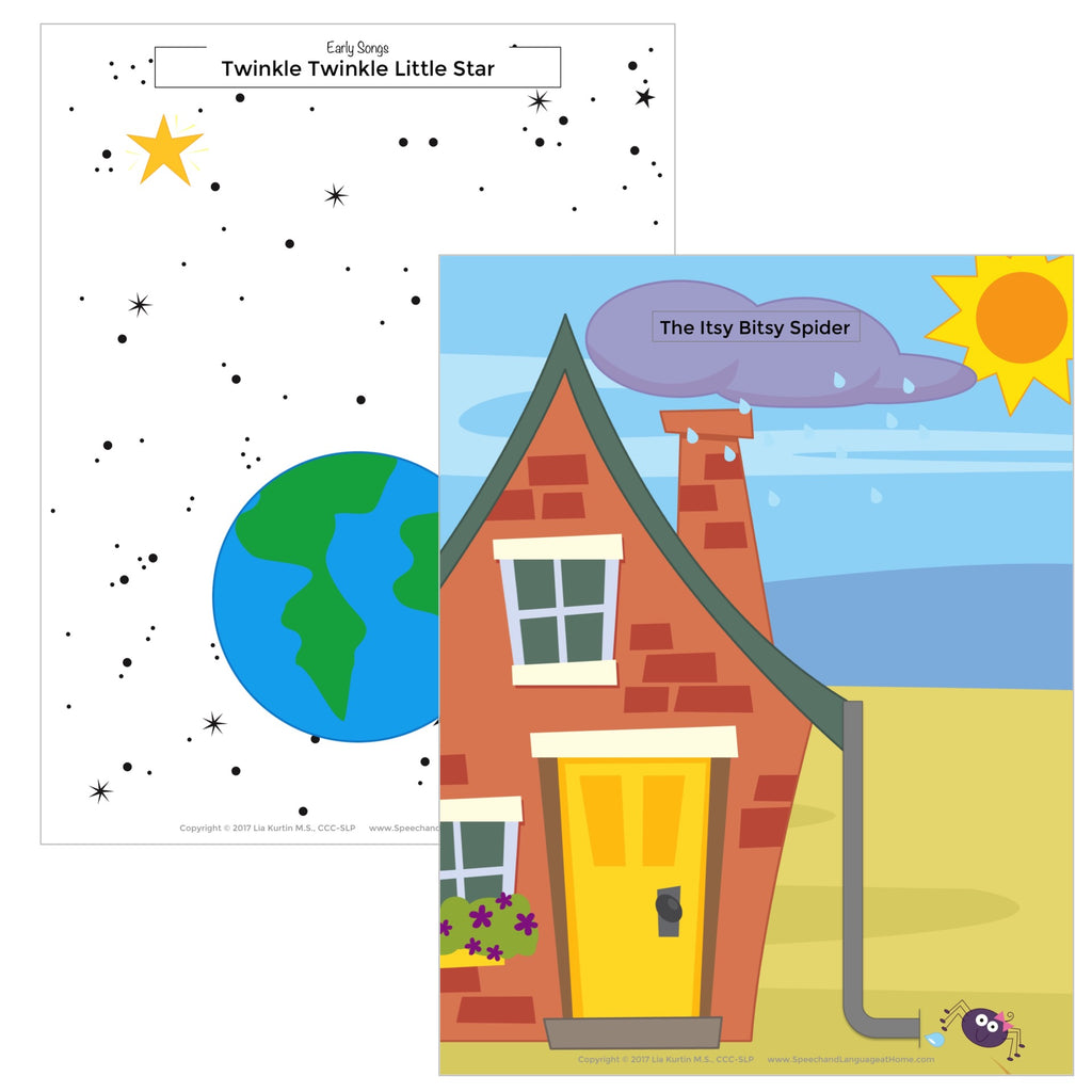 Early Song Visuals and Rubrics Parent Handouts