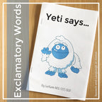 Yeti Says Exclamatory Words Book