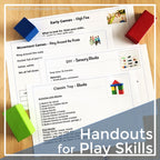 Toys and Play Based Activities Parent Handouts