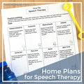 Home Plans for Early Intervention Parent Handouts