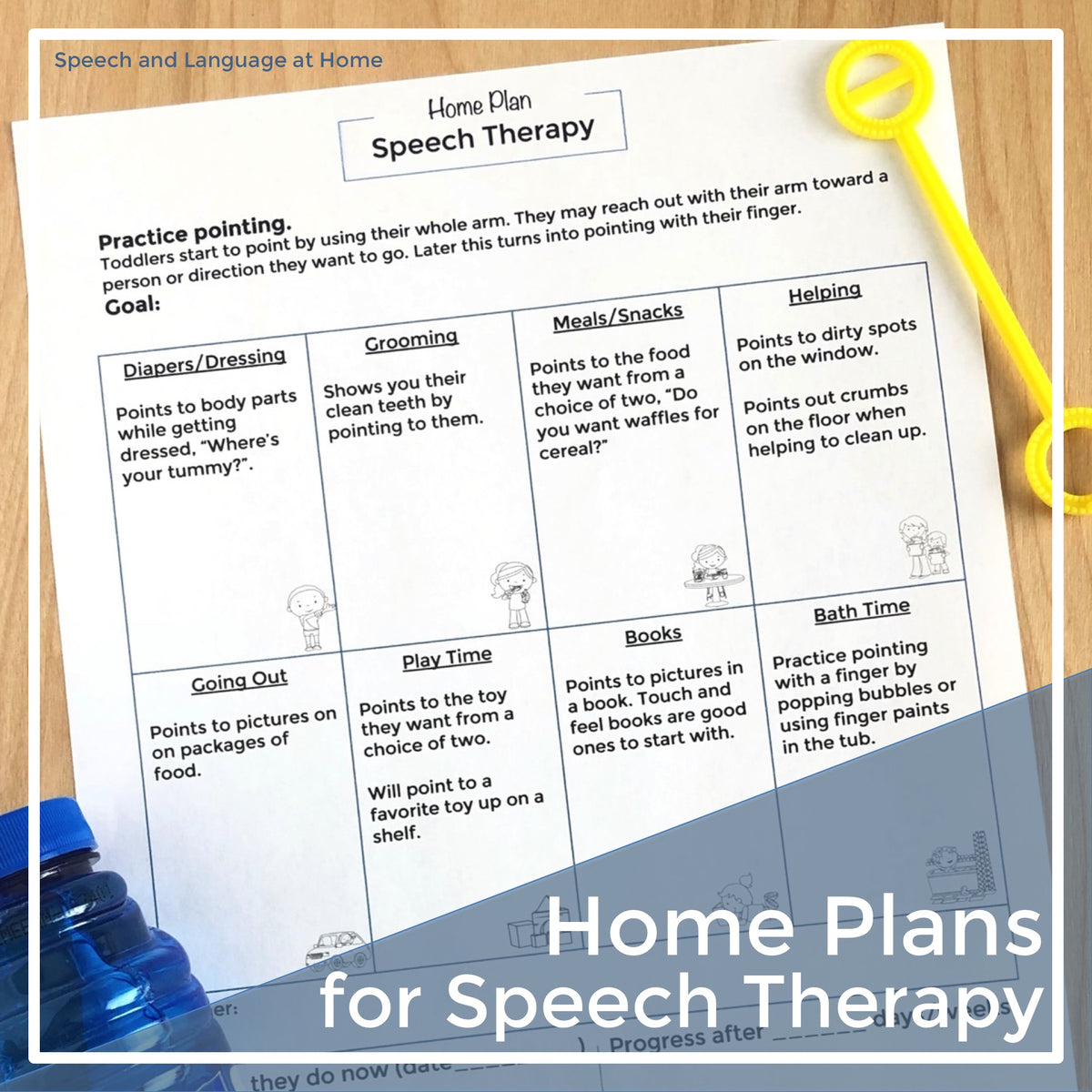 Home Plans for Early Intervention Parent Handouts