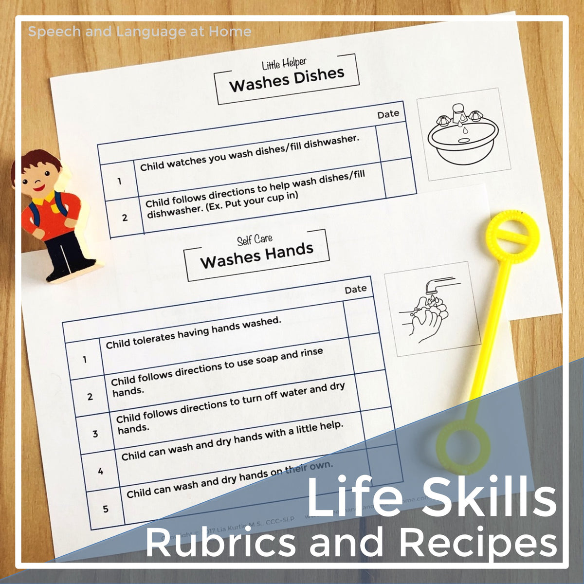 Life Skill Rubrics and Recipes Parent Handouts