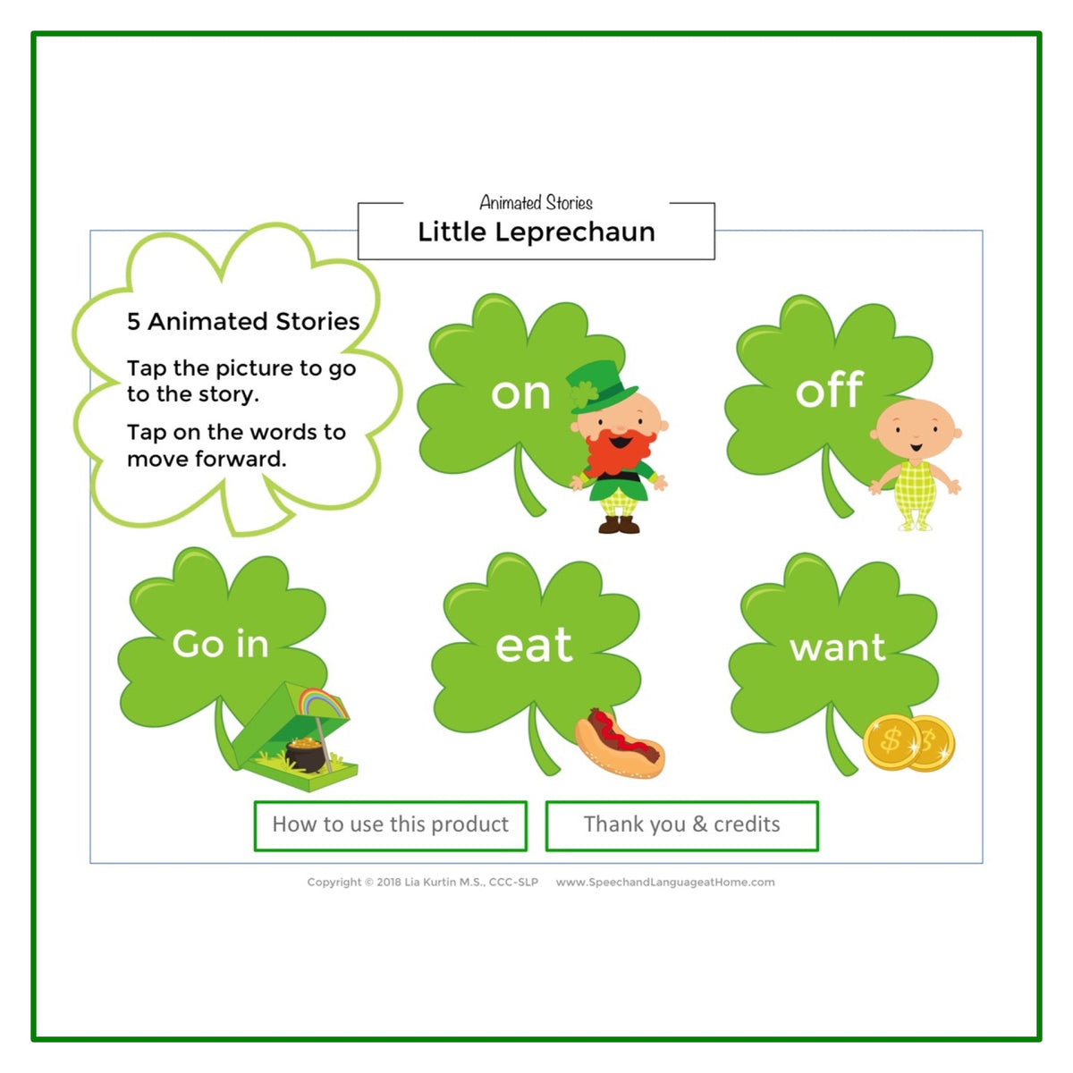 St. Patrick's Day Animated Stories