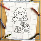 Open Ended Game Board and Coloring Pages