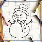 Open Ended Game Board and Coloring Pages