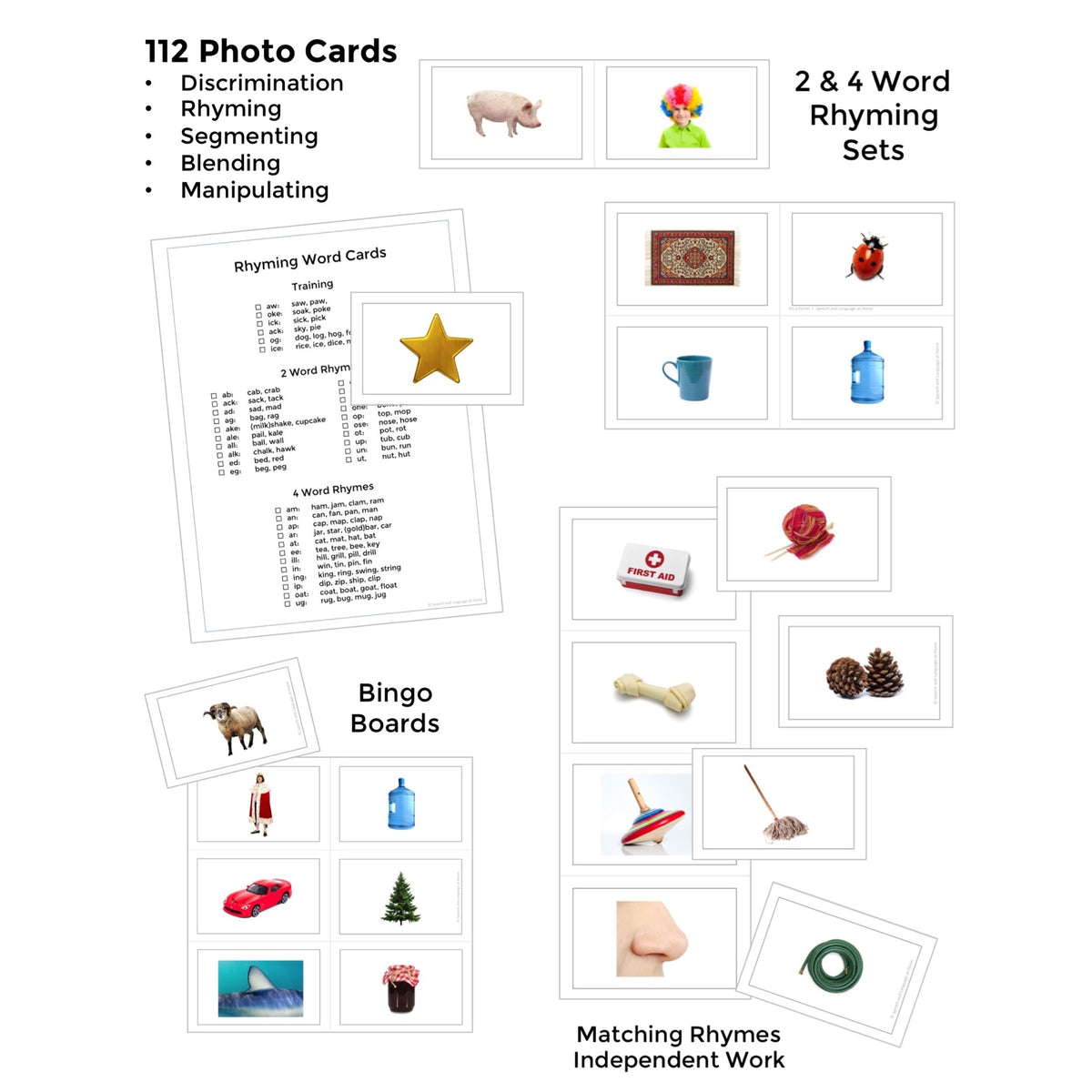 Rhyming Word Photo Cards