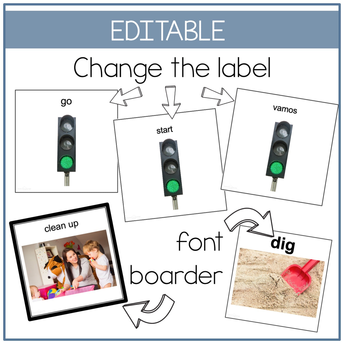 Verb Picture Cards
