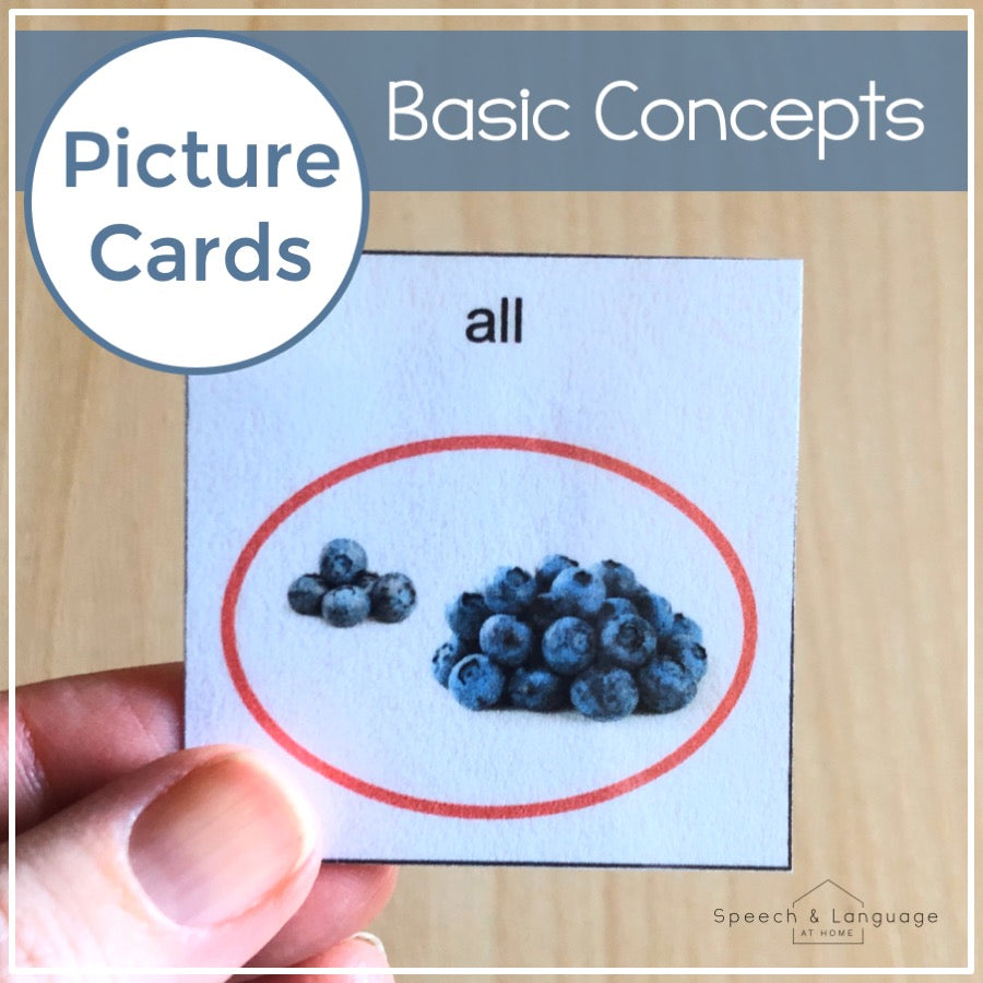 Basic Concepts Picture Cards