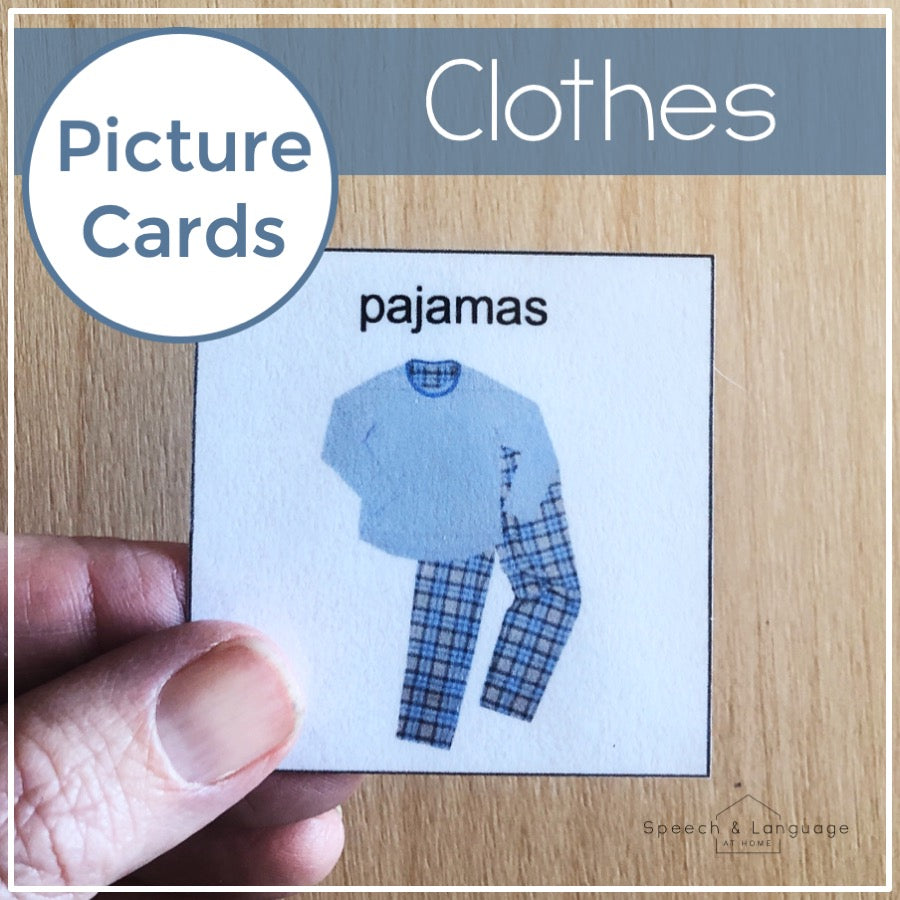 Clothes Picture Cards