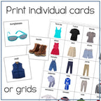 Clothes Picture Cards