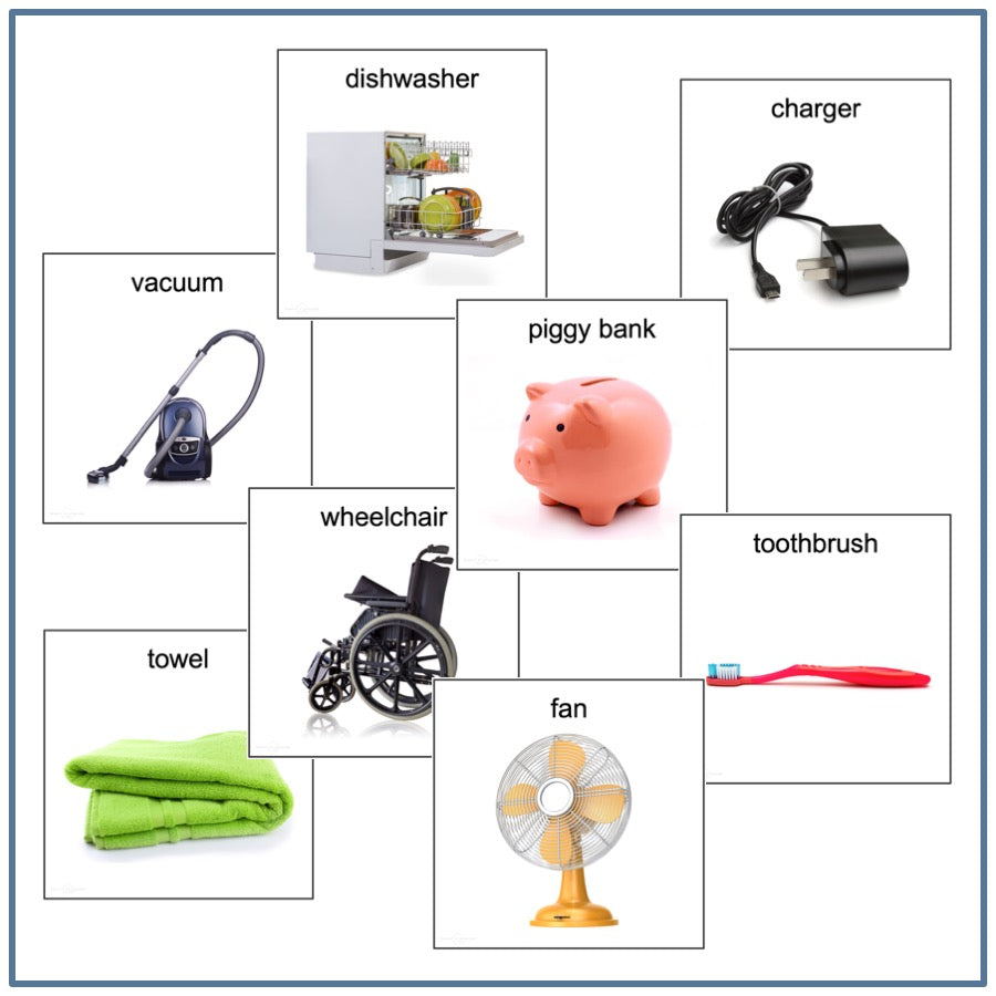 Things at Home Picture Cards