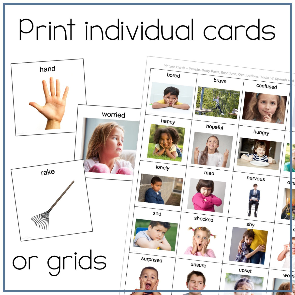 People Picture Cards