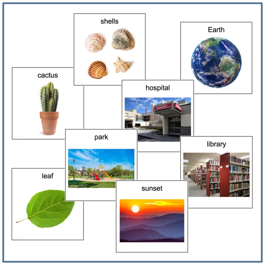 Places and Nature Picture Cards