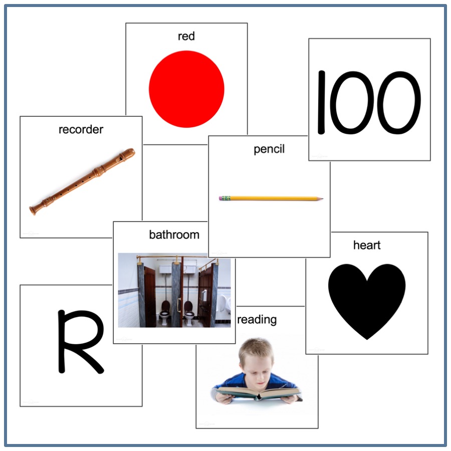 School Picture Cards