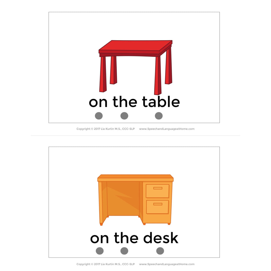 Expanding Utterances Adjectives and Prepositions Flip Books