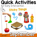 September Early Intervention Activities