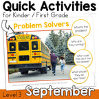 September Activities K-1