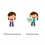 She Loves Her Pet Early Reader