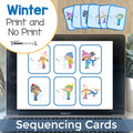 Winter Sequencing Cards