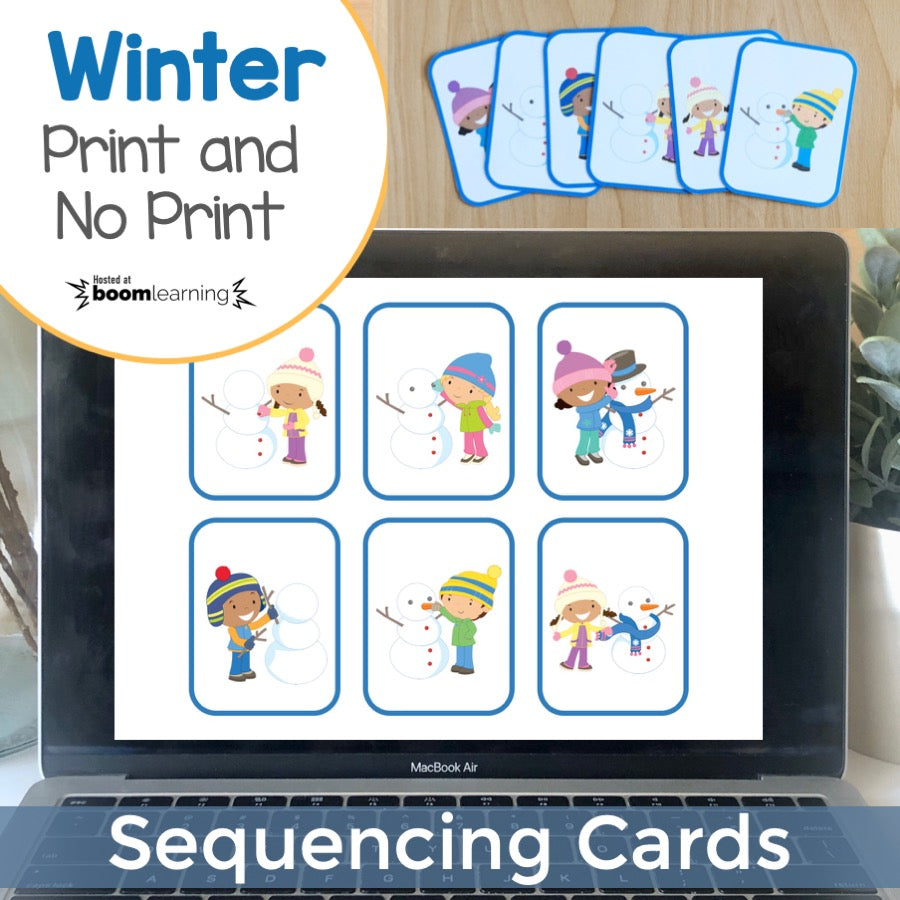 Winter Sequencing Cards