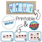 Winter Sequencing Cards