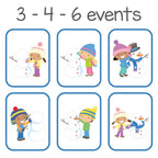 Winter Sequencing Cards