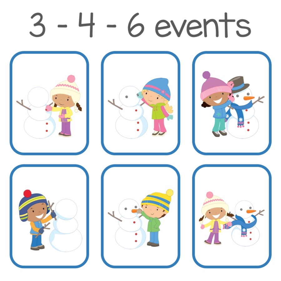 Winter Sequencing Cards