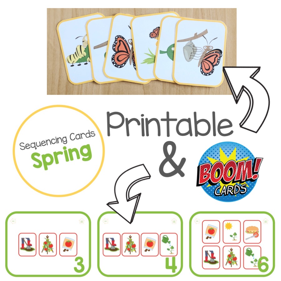 Spring Sequencing Cards