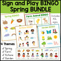 Spring Sign and Play Bingo Bundle