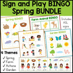 Spring Sign and Play Bingo Bundle