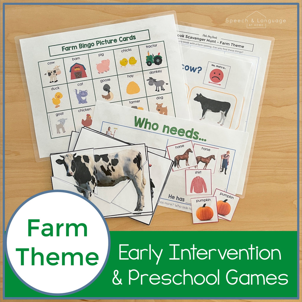 Farm Theme Games and Activities