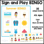 Summer Sign and Play Bingo Bundle