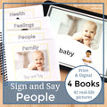 People, Family, and Emotions Sign and Say