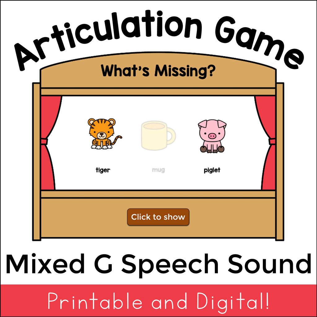G What's Missing Articulation Game