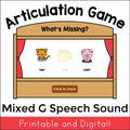 G What's Missing Articulation Game