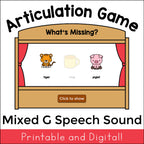 G What's Missing Articulation Game