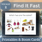 Vocalic R Articulation Game Find It Fast