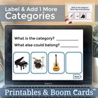 Categories Add One More Task Cards